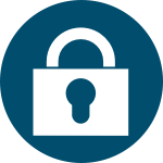 Blaues Datacenter Icon